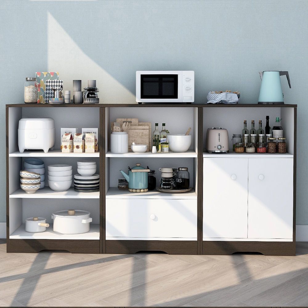 Gabinete de almacenamiento moderno y simple, armario de cocina, armario de almacenamiento, armario de té, sala de estar contra la pared, armario doméstico, simple