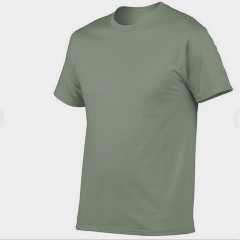 108g Weight Short Sleeve Sleeve Length Pullovers Placket Type Regular Sleeve Sleeve Type Cotton Blend Fabric Type Regular Top Length T-shirt Tops Type Daily Occasion Round Neck Neckline Breathable Function Regular Fit Fit Type Solid Color Pattern Summer Season Men's Gender Casual Style Men's Solid Color Casual Round Neck Short Sleeve Regular Fit Men's T-shirt 2