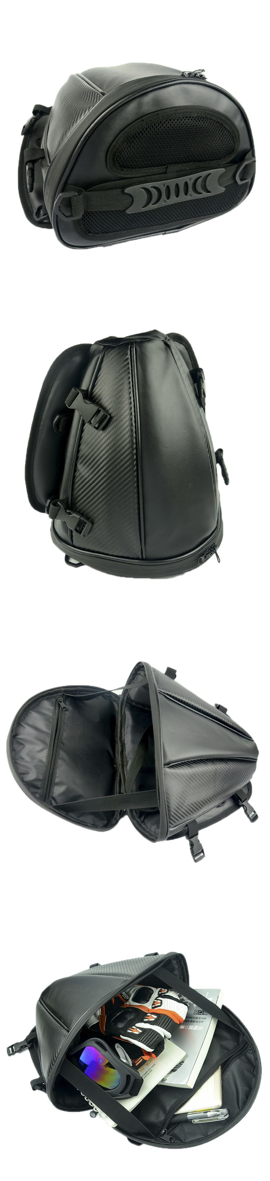 Cross-Border Water-Repellent Motorcycle Tail Bag, Fuel Tank Bag, Rider Motorcycle Rear Seat Bag, Motorcycle Travel Equipment, Riding Bag