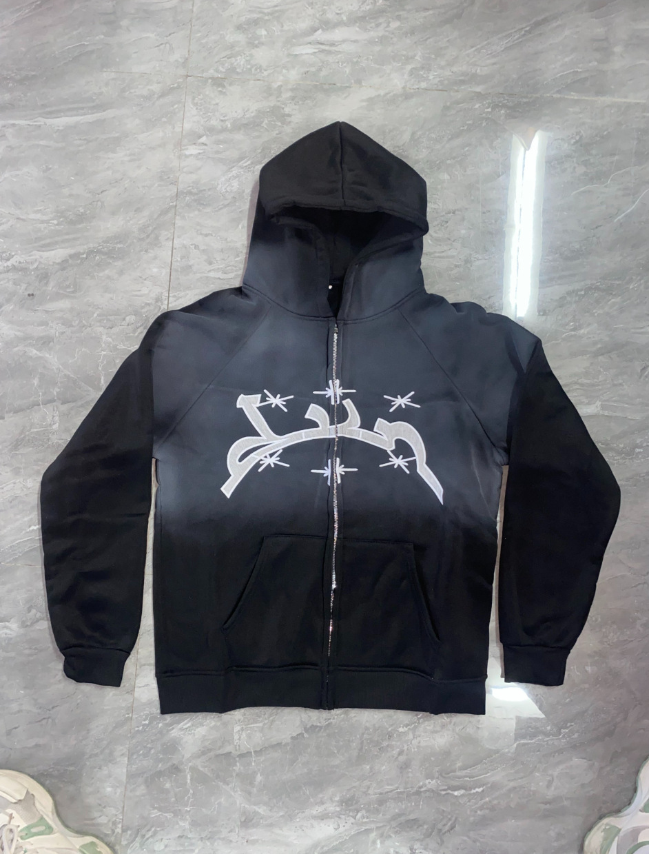 Other TAMART Hoodie Gothic Star Graphic Black