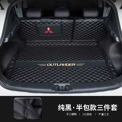trunk mats surrounded by | Trunk Mat - olan-de-five-seats-three-piece-set-black-see-details