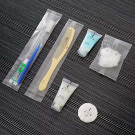 厂家定制酒店用品包装袋复合加厚一次性卫生用品半透明磨砂机封袋