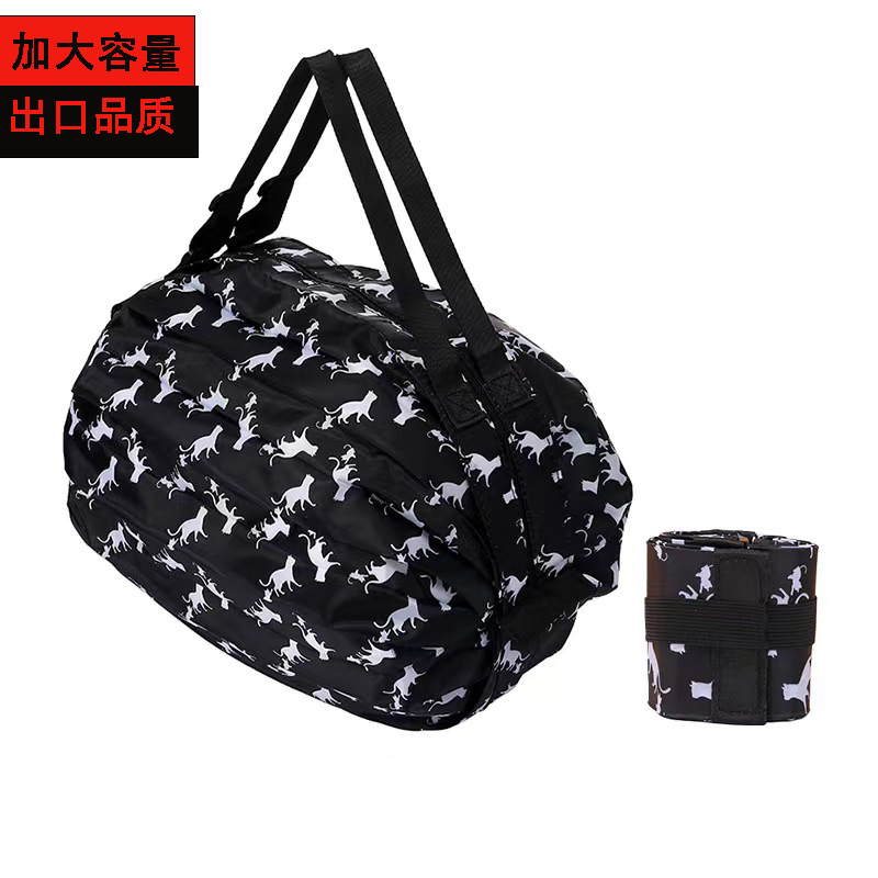 手提げ折りたたみショッピングバッグ大容量携帯収納バッグ片肩リュックサック整理バッグ荷物バッグ旅行バッグ