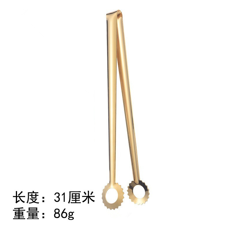 304 clip de alimentos de acero inoxidable carne asada filete asado guisado guisado clip de pan de frutas buffet clip de alimentos guisado