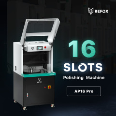 REFOX AP16 Proガラス傷掃除機16ステーション携帯電話スクリーン研磨機