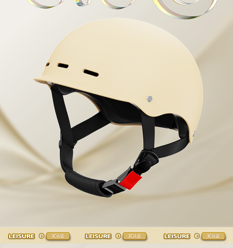 3C Certified Helmet Electric Motorcycle Lightweight Summer Half Helmet