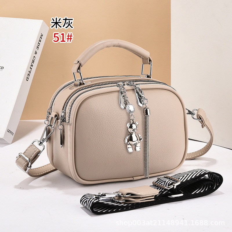 メーカー直販クロスボーダーバッグ新型ファッション百合女性バッグ黒潮小方バッグ手提げシングルショルダーバッグ卸売り|undefined