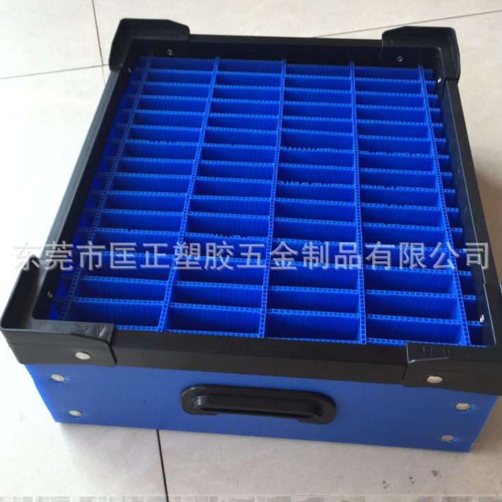 厂家直销 防静电中空板箱 中空板箱 导电中空板箱 蓝色瓦楞刀卡
