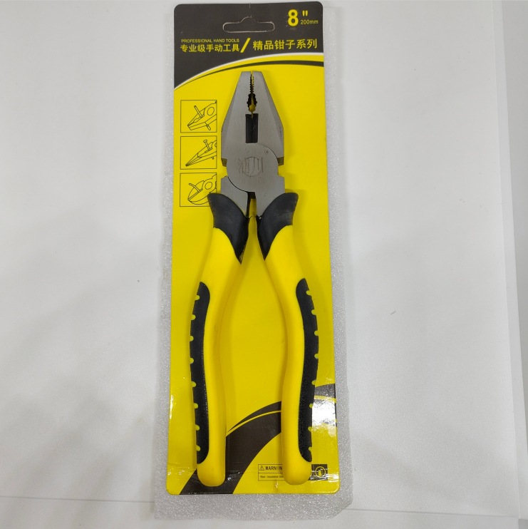 [호랑이 가죽 손잡이 독립적 인 클램핑] 8 인치 와이어 커터 (12/상자, 72/상자)