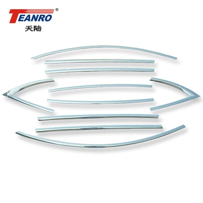 Suitable for Tesla Model-Y stainless steel car window trim full window bright strip model Y modification accessories decoration