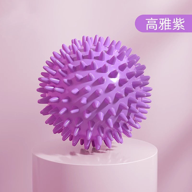 La pelota de masaje relaja los músculos, los dedos y las plantas de los pies, la pelota de erizo, el baile, el entrenamiento de rehabilitación de la palma de fitness