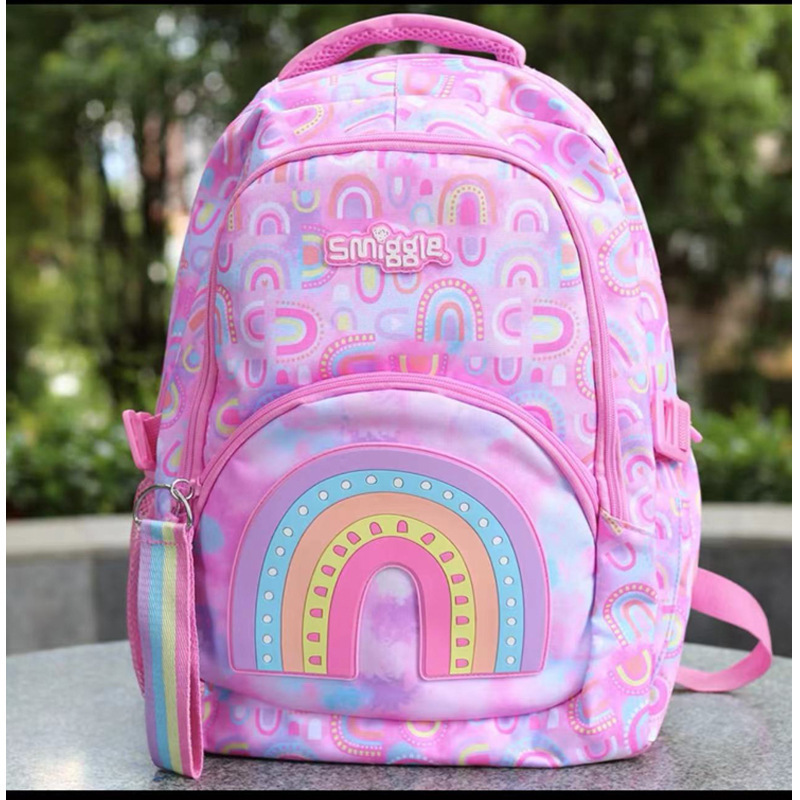 Australia smiggle bolsas escolares grandes estudiantes de primaria mochila para hombres y mujeres KT Steely sirena caricatura de gran capacidad