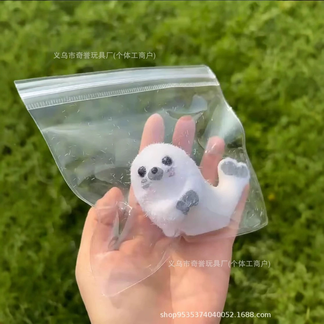 Новая мягкая игрушка-симулятор трехмерной морской львинки, антистресс, милая мягкая игрушка-морская львица