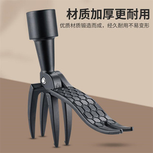 Outdoor Weeder Foot Stepping Weeding Hook Long Handle Standing Weeder Manual Weeding Shovel Clip Tool