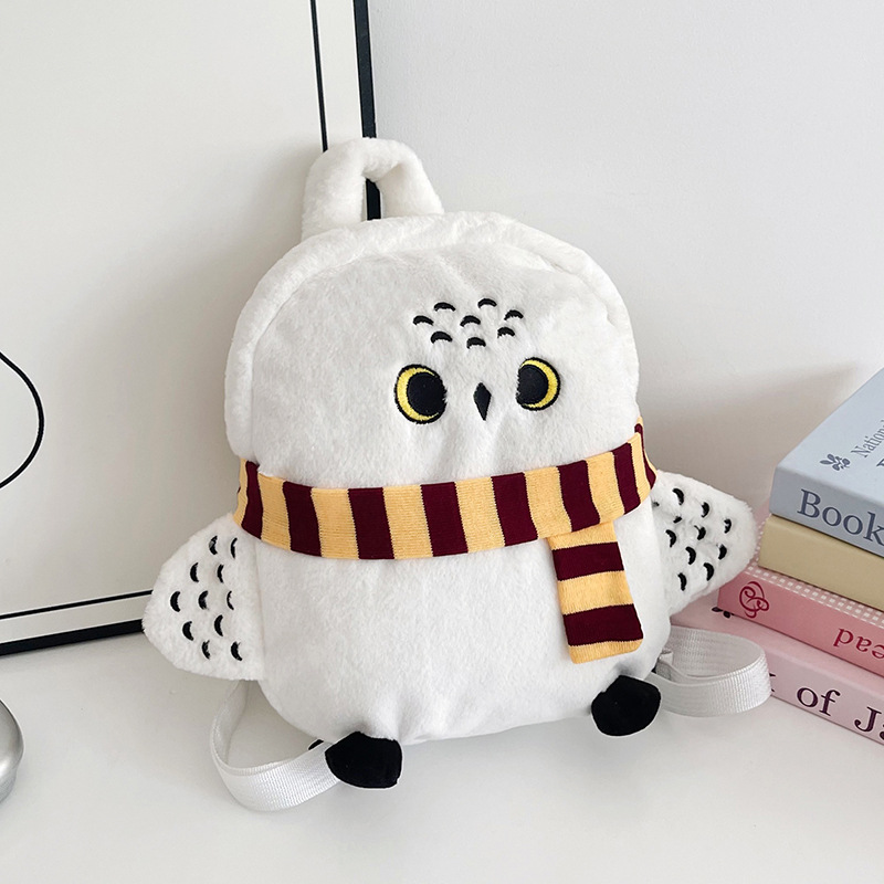 Bolsos de nieve de búho transfronterizo nuevos dibujos animados de alto valor de peluche lindo mochila colgante muñeca