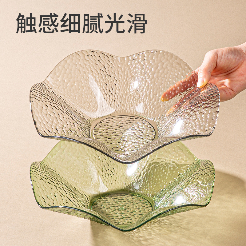 Yi Lijie Plato de frutas de lujo ligero Sala de estar para el hogar Mesa de centro Cesta de frutas Plato de dulces de bocadillos Plato de frutas secas Plato de dim sum