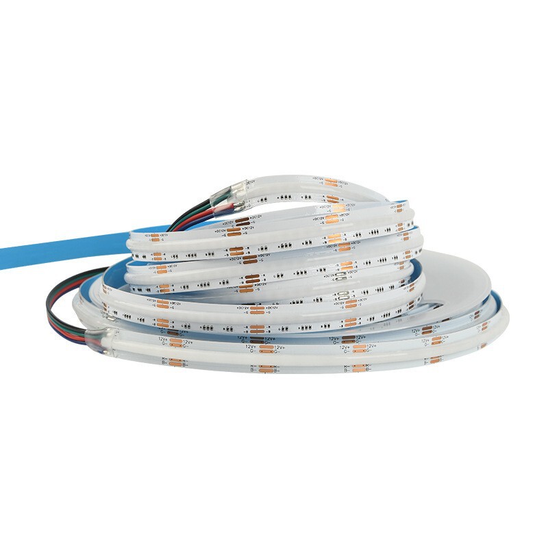 卸売 12 V/24 V 低電圧 COB カラフルな RGB ライトストリップハイライト雰囲気ライトボックスストリップ自己粘着 LED ソフトライトストリップ|undefined