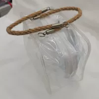 Прозрачная косметичка из ПВХ, утолщенная, компактная, портативная, большой вместимости, плюс логотип, косметичка, партия дорожных сумок для хранения