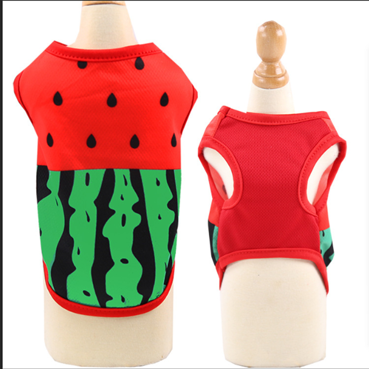 Chaleco Transpirable para Mascotas de Tela, con Protección Solar y Estampado 3D, para Verano