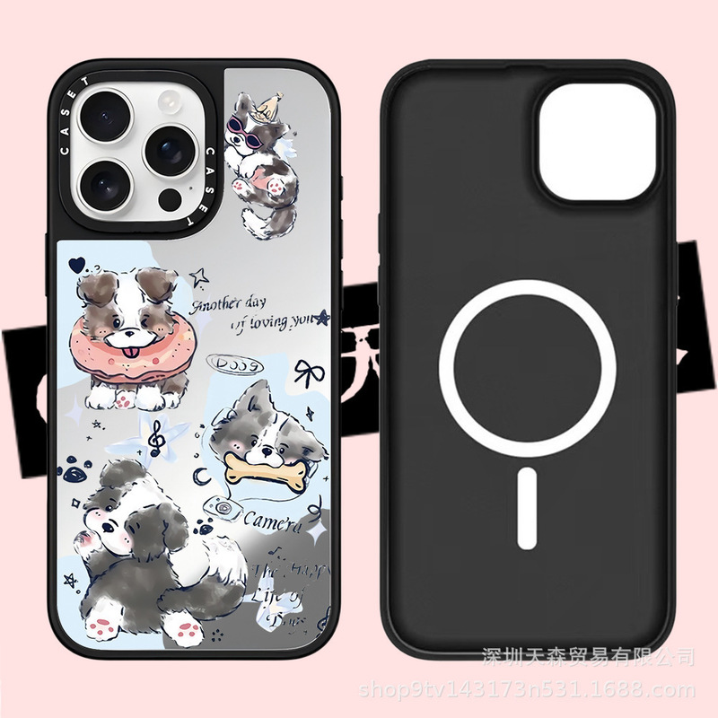 CASETi西高地狗狗适用苹果iPhone16ProMax手机壳15pro潮牌14镜面|undefined