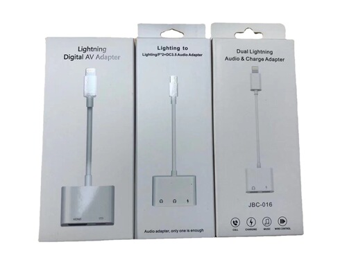 Apple Bluetooth adapter package neutral paper box adapter package Apple adapter color box packaging box