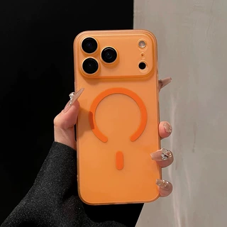 冰雾超薄适用苹果18proMax手机壳磁吸PC磨砂iphone17防摔16保护套