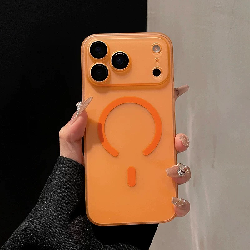 Защитный чехол для телефона Apple iPhone 17 ультратонкий матовый, защита от падений, кольцо в стиле MagSafe