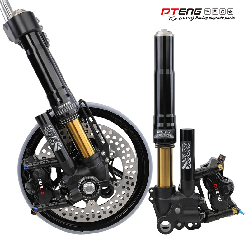 PTENGはNinebot MZ/NZ、極核AE5i/NX/FX電動スクーター、電動バイクの汎用逆置式フロントショックアブソーバーPT08です。|undefined