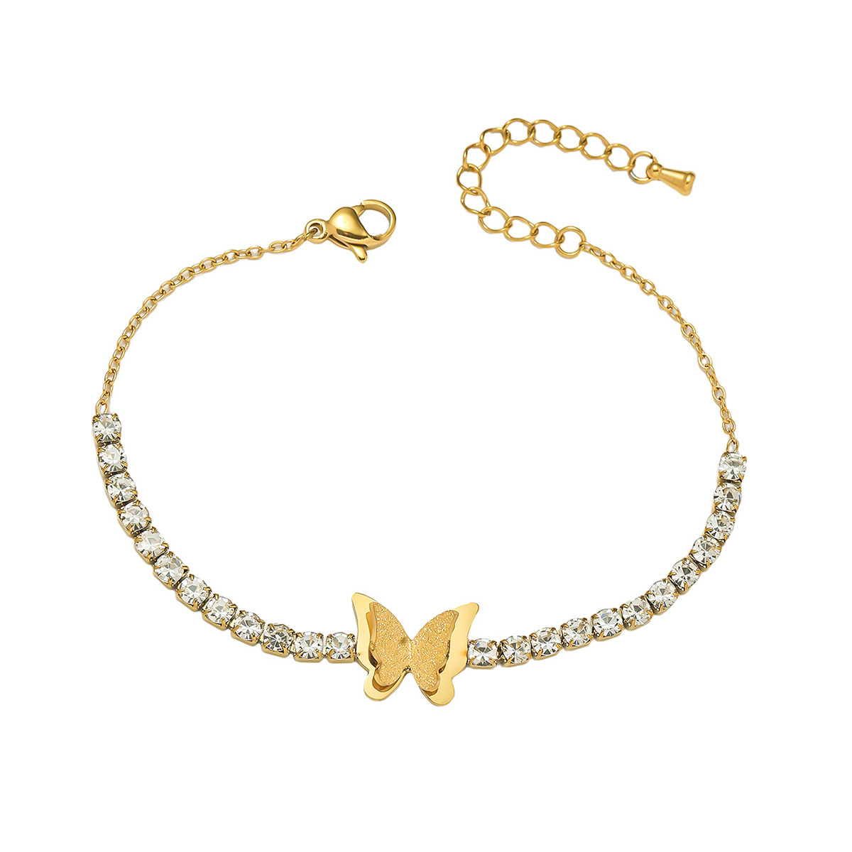 Ladies Titanium Steel Bracelet Hypoallergenic Fashion Accessory_voghion.com