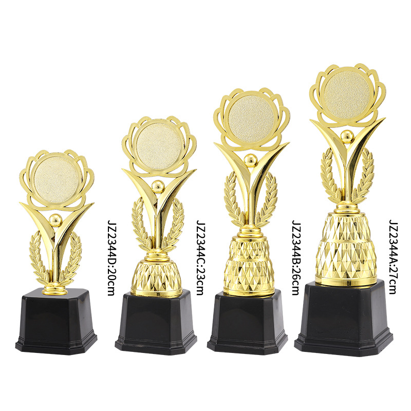 Nuevos eventos trofeos de plástico recompensas juegos escolares infantiles creativos reconocimiento jardín de infantes pintura de danza