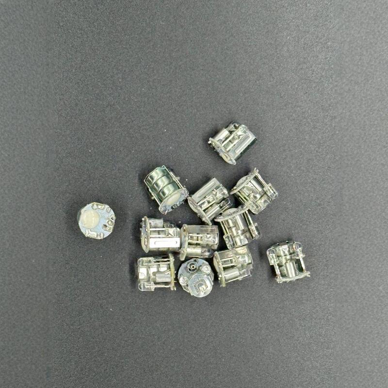 小型スリーブ振動誘導灯ボタン電池ランプ手作り玩具装飾部品ランプ赤青フラッシュag 3プラグランプ|undefined