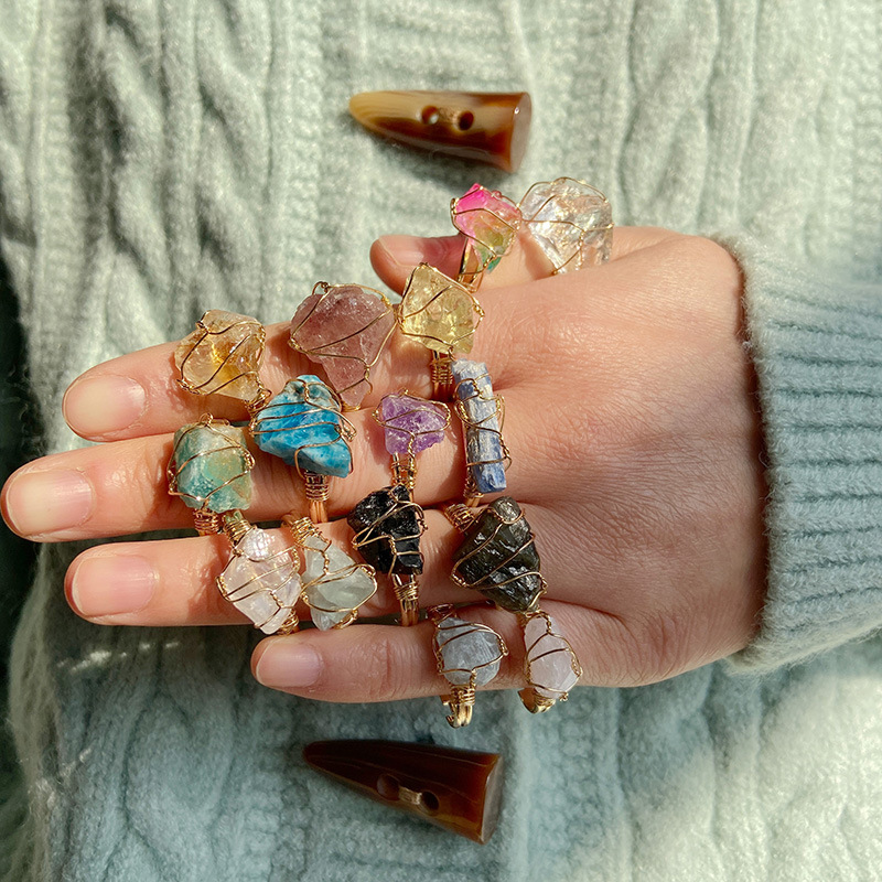 Fashion Irregular Crystal Rings 1 Piece