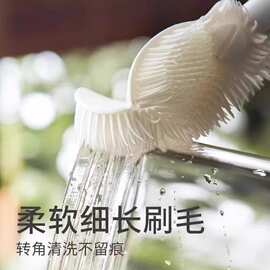长柄洗杯刷清洁长柄小刷子水杯破壁机清洗缝隙刷玻璃杯家用