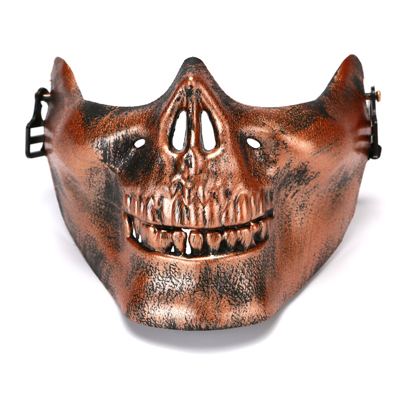 Soldados esqueleto en stock 3 generaciones de equipos militares estadounidenses media cara máscara de terror