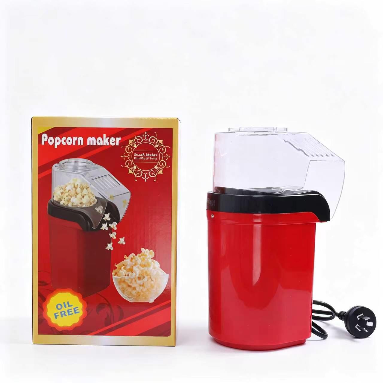 Mini máquina de palomitas de maíz de aire caliente de comercio exterior transfronterizo para el hogar pequeña máquina de soplado eléctrica máquina de palomitas de maíz para el hogar