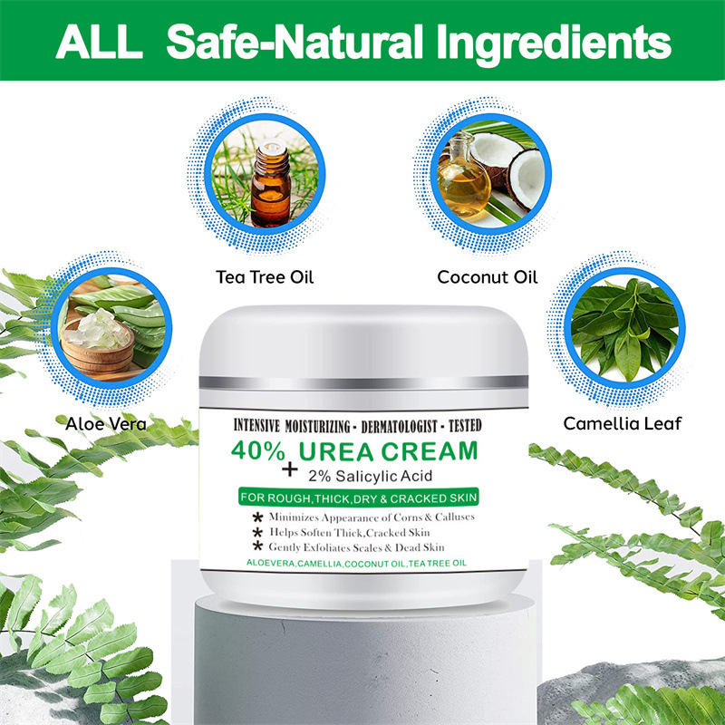 Ενυδατική κρέμα χεριών Crazylife Urea 100g για ξηρά, σκασμένα πόδια και φτέρνες_voghion.com