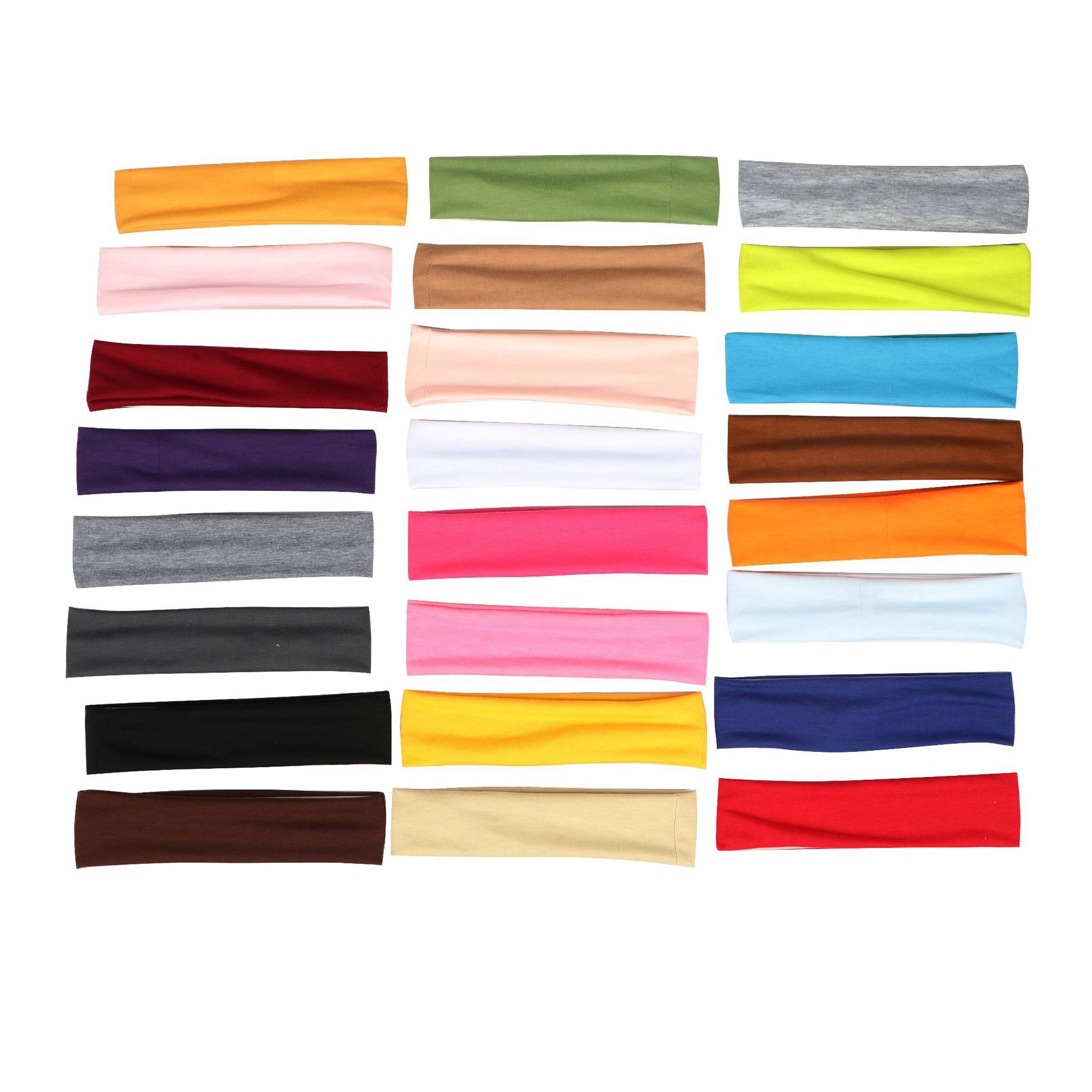 15g Weight Hair Band Hair Accessories Type 1 Piece Quantity Daily, Sports Occasion Polyester Material Solid Color Pattern Women's Gender Simple Style, Classic Style Style 24 Colors New Sweat-Absorbent Running Fitness Exercise Hair Band Anti-Sweat Band Stretch Multicolor Gift Yoga Headband Hair Accessory 3