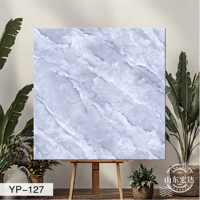 Azulejo de imitación mármol autoadhesivo adhesivo de pared sala de estar baño decoración de pared impermeable y a prueba de humedad con papel de aluminio