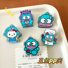 2元店小礼品封口夹高颜值pp夹ins少女学生多功能立式试卷夹文件夹