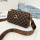 Chessboard Pillow Bag Fashion Printed Shoulder Boston Small Bag Summer New Niche Casual Crossbody Bag