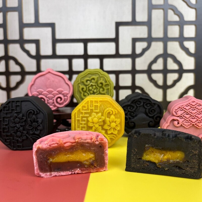 Taoshan Skin Custard Ice Skin Cantonese Mooncake Multi-flavor Wholesale Factory Welfare Mid-autumn Mooncake Gift Box