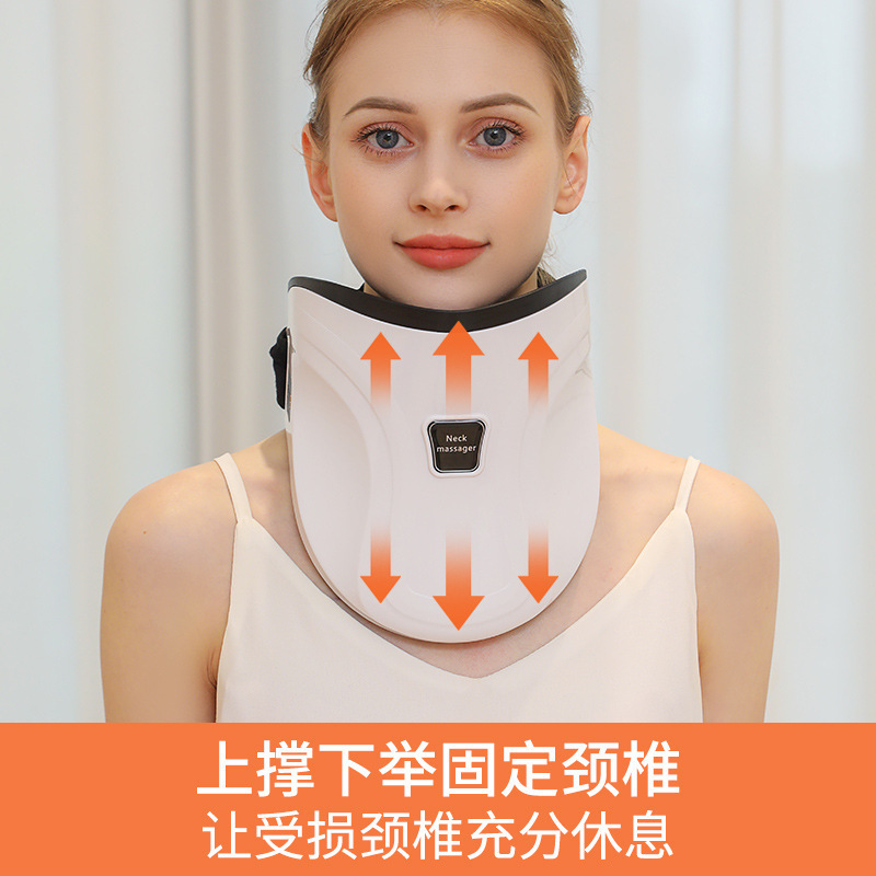 新しい家庭用ネックプロテクター、自動膨張式頚椎ネックサポート、頚椎固定装置|undefined