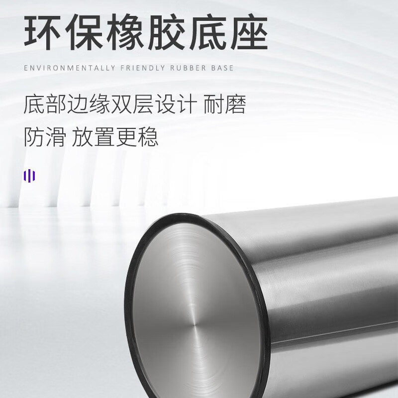 Hotel de acero inoxidable cubo de basura redondo con cenicero empresa hotel vertical pasillo elevador cubo de fumadores