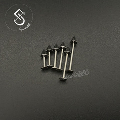 1.6/1.2mm Fast-Acting European & American Style Stainless Steel Sharp-Tipped Lip Studs, Lip Rings, Dimpled Nails, and Devil's Piercings