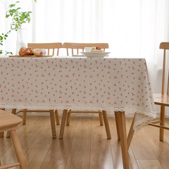 Yimanqiyun tablecloth, daisy print, small flower, pastoral cotton and linen tablecloth, tablecloth, wholesale household cover towel
