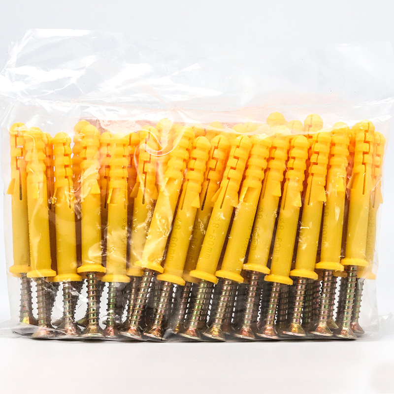 Small yellow croaker plastic expansion screw wholesale nylon expansion bolt expansion plug expansion