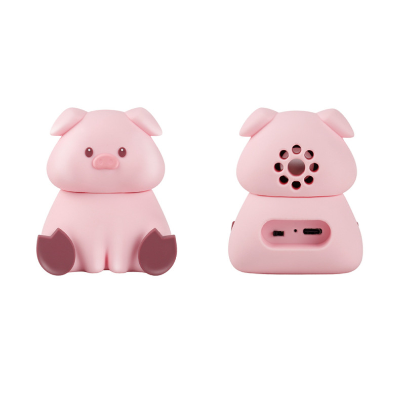 新商品の創意動物の造形ブルートゥースオーディオ高颜値かわいい少女の心のデスクトップの置物のミニ携帯音響|undefined