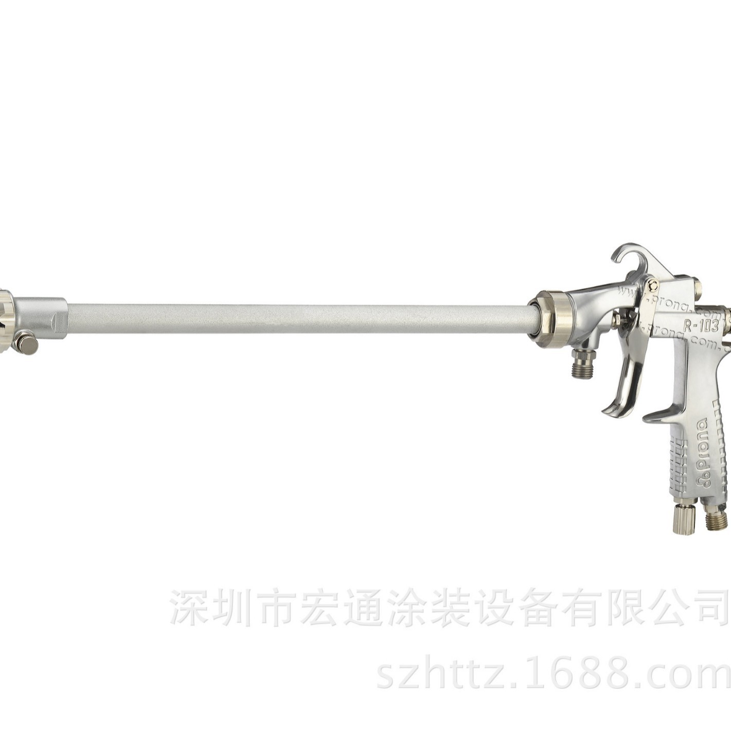 原装台湾宝丽长杆内壁喷涂喷枪R-103L-P12油漆喷枪 长杆喷漆枪