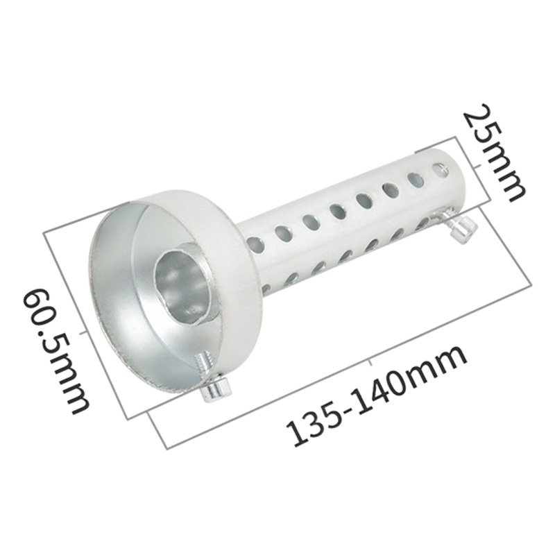 Adecuado para motocicleta off-road calle coche cambiante cielo y cielo tubo de escape silenciador tuning silenciador espalda presión núcleo