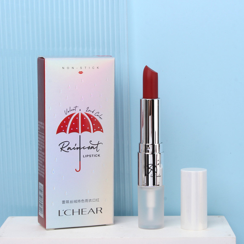 Leiqi Velvet Long-Lasting Color Raincoat Lipstick Transparent Moisturizing Waterproof Q1168